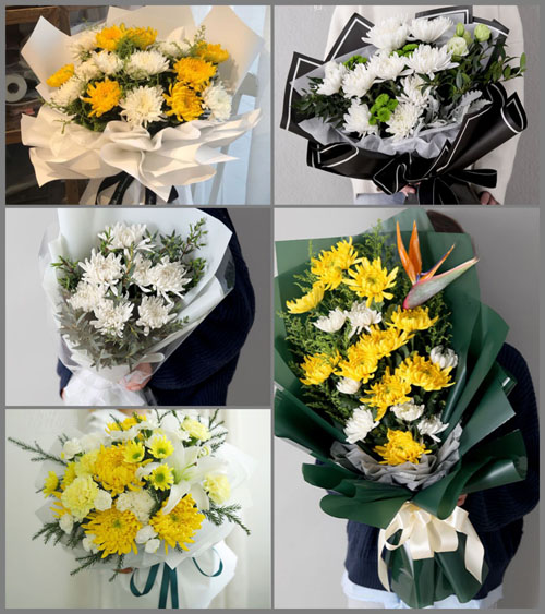 广东揭阳市揭东区锡场镇锡场社区白事花束代送